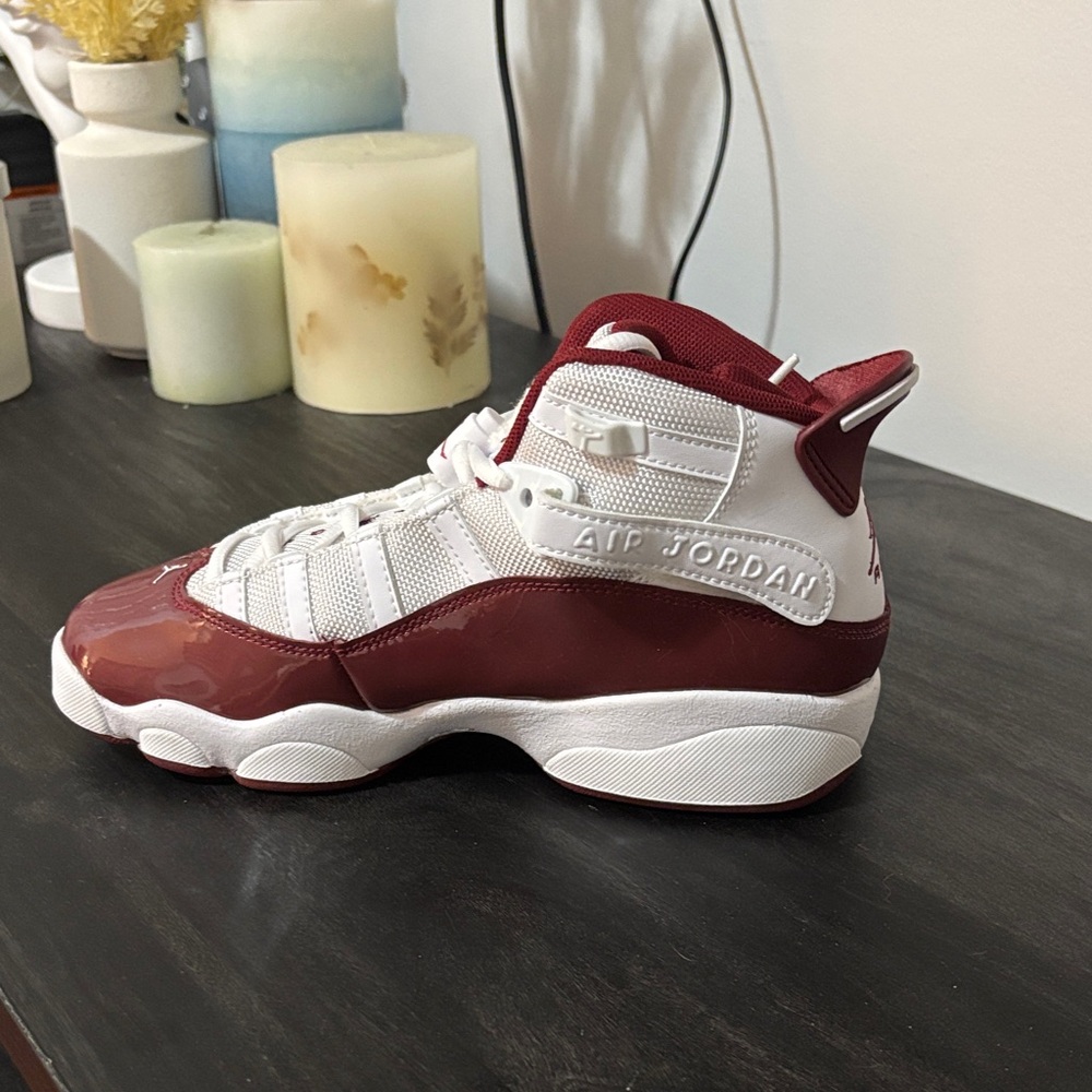 Jordan Women's Sneakers in Red and White